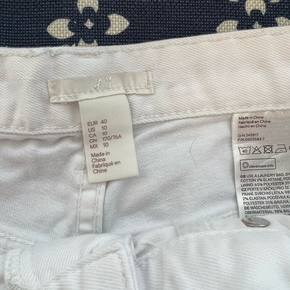 White Jean Shorts - Picture 2 of 5